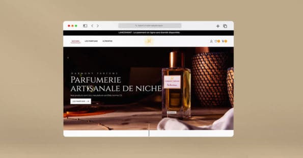 harmony parfums site ecommerce